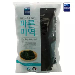 미역 500g 해양심층수 해양심층수미역 더해담미역 국산미역 500g미역 자른미역 건미역 기장미역