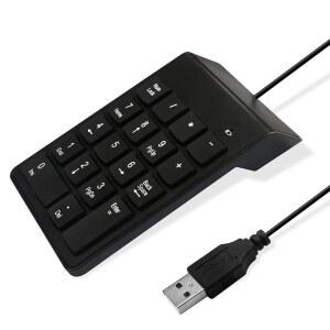 노트북용 숫자 키패드 10 키 USB 노트북 PC 컴퓨터 데스크탑 서피스 프로 휴대용 울트라 슬림 미니 키보드 패드