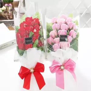 장미 15송이 꽃다발 레드 로즈데이 성년의날 부부의날 화이트데이 기념일 선물 재롱잔치 졸업식 발표회