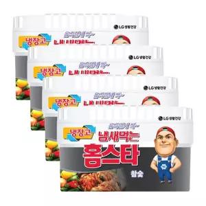 홈스타 냉장고 탈취제 참숯 음식냄새 악취 제거 420G 4개 GST