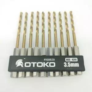 티타늄 코팅 철 임팩트 드릴 비트 3.5mm 1 개