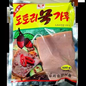 도토리묵가루 (맷돌표 500g) 가정집 담백한맛 국물용 분말 밥용 잔치용묵요리