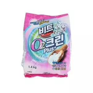 비트 O2 크린 플러스 가루 세탁세제 드럼겸용 1.4kg