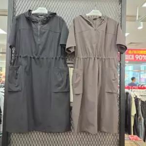 인터크루 HC45 후드지퍼장식원피스  ITA2OL55