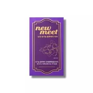 뉴밋 유기농 블루베리 퓨레 안토시아닌 20ml 14포 1박스