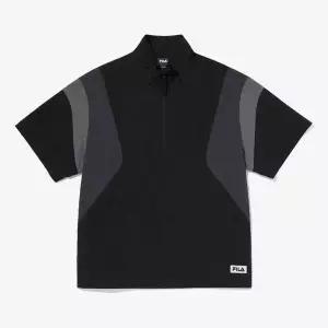 [휠라]경량 스트레치 반팔 아노락 FS2JKG2106X_BLK