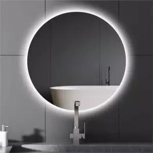[콩심팥심]원형 led 거울 600파이 욕실 인테리어 거울 벽걸이 욕실디밍 화장대