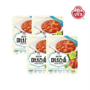 [오뚜기] 라이트앤조이 채소가득 마녀스프 250g x 4개