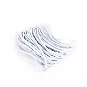 둥근 탄성끈 고무줄밴드 화이트 2.5mm x 5m