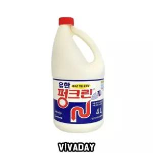 배수관 펑크린 청소 막힘 배수구청소 용해제 대용량 4L 락스 세정제