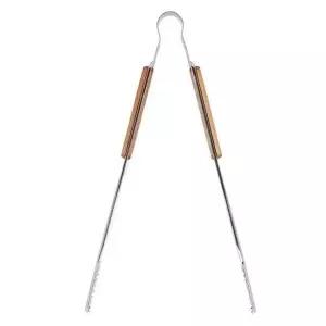 고품질 음식용 스텐 악어집게-특대 약32.5cm 나무손잡이 스테인레스집게 (WB27919)