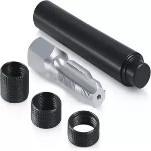 5334-14 나사산 수리 키트 M14 x 1.25 스파크 플러그 홀 키트에는 14mm 리머 탭 삽입 도구 및 (3) 인서트 세이버가 포함되어 있습니다