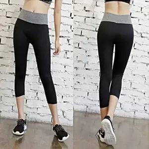여성 트레이닝 운동복 요가팬츠 여자 두줄 치마 쫄팬츠 래깅스 7부