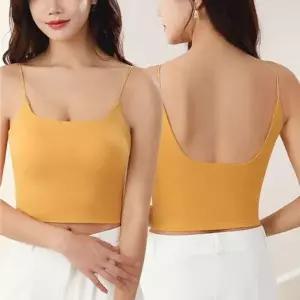 나시상점 여성 캡나시 캐미솔 브라 뷰티백 끈나시 크롭 민소매