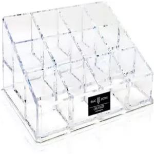 작 제이콥스 클리어 아크릴 12칸 네일 폴리시 홀더 메이크업용 오거나이저 에센셜 오일 보관 솔루션 랙 디스플레이(3열(x4)) 2 Rows (x6)