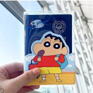 짱구는못말려 공항 투명 여권케이스C56936