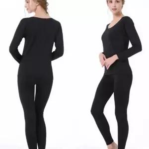 슬림핏 여성 내복 세트 발열 여성 기모 내복 이너웨어 상하의
