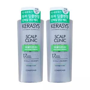 애경 케라시스 두피 클리닉 단백질 컨디셔너 600ml 2개 헤어