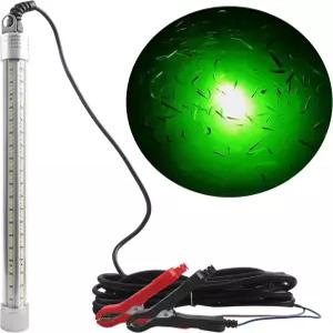 수중 낚시 조명 80W 12V 40000 루멘 초밝은 LED 잠수정 그린 피쉬 파인더 램프 야간 보트 도크 카약 스누크