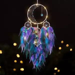 드림캐쳐 만들기 키트 재료세트 DIY 깃털 공예 LED 장식 키스완성품 무등