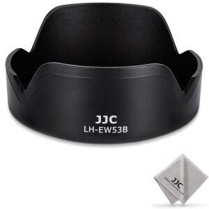 캐논 RF-S용 렌즈 후드 10-18MM F4.5-6.3은 STM 리버서블 쉐이드 교체 EW-53B 후드로 49MM 필터 및 캡과 호환됩니다