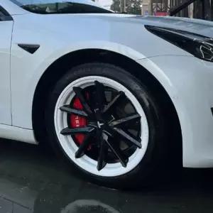 차량 허리쿠션 콘솔 수납 키트 세트 창문 모델3Y용 쿠션 1 Model Y 19 인치 펄 블랙 풀백 4