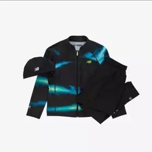 뉴발란스키즈(NB Kids) Spotlight Hot Summer2IN1 패턴 래쉬가드 집업 셋업 NK9RG3971U(19)Black