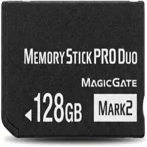 PSP 1000 2000 3000 액세서리 카메라 메모리 카드용 오리지널 MS128GB 스틱 프로 듀오 마크2