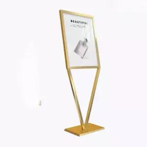 스탠드 안내판 병원 터 게시판 디자인 메뉴판 표지판 블랙50X70？철제 스탠다드？ kt보드 전용