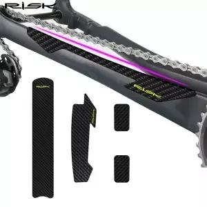 위험 자전거 체인 보호 EV 스티커 MTB 도로 프레임 스크래치 방지 가드 커버 액세서리