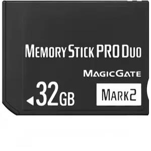 오리지널 32GB 메모리 스틱 프로 듀오 Mark2 PSP 1000 2000 3000 및 카메라 액세서리 스토리지 카드와 호환