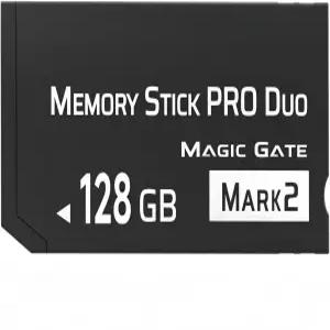 128GB 메모리 스틱 프로 듀오 MARK2 PSP1000/2000/3000 사이버샷 DSC DSLR 및 핸디캠과 원활한 호환성을