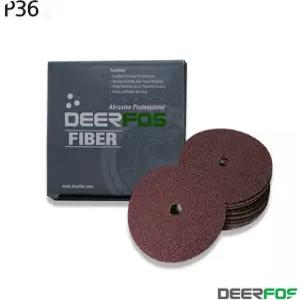 디어포스 VA113 화이바 디스크페파 100MM 30장 36방 샌딩패드 표면연마 연마포