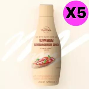 잇츠베러 갈릭 딥핑 소스 갈릭 아이올리 마요네즈 5개 BNS