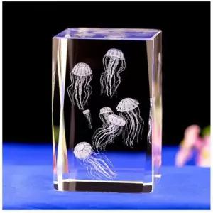 3D 크리스탈 조각 봉황 변경 기념품 데스크탑 오너먼트 인테리어 조각상 나무 거북 두 마리 4 5 3 3