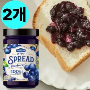 폰타나 스프레드 블루베리 잼 330g X2 대량 탱글 식감 BNS