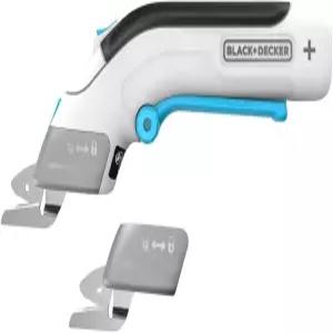 블랙+데커 4V MAX 무선 전기 패브릭 공예 가위 USB 충전식 (BCSC115FF)