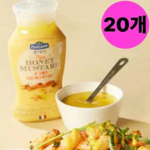 폰타나 홀그레인 디종 허니 머스타드 소스 190g X60개 BNS