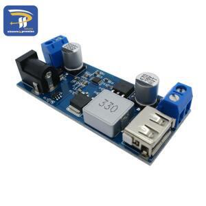 DC-DC 24V/12V ~ 5V 5A 스텝 다운 전원 어댑터 벅 컨버터 LM2596S 교체 핸드폰 용 조절식 USB 충전 모듈