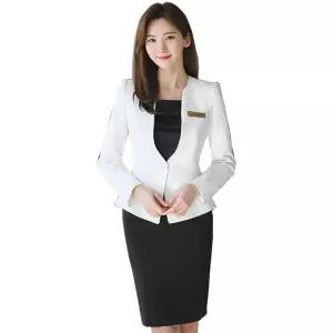 호텔 상담실장 정장 원피스 자켓 유니폼 성형외과 마사지샵 코디네이터 조끼 여자 에스테틱