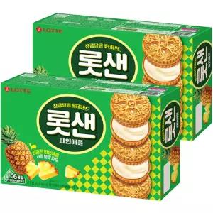 롯데웰푸드 롯데샌드 파인애플 315g x 2개