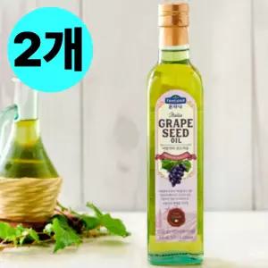 폰타나 포도씨유 이탈리아 식용유 요리유 500ml X 2개 BNS