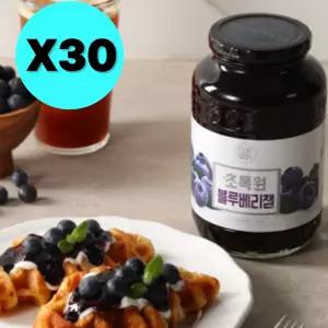 초록원 블루베리잼 대용량 320g X30 업소용 카페 선물 BNS