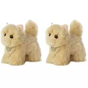 오로라월드 페스시안 고양이 인형 유아 선물 S 2개 BNS
