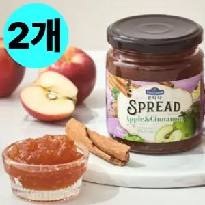 폰타나 스프레드 애플 시나몬 사과 잼 280g X2개 빙수 BNS