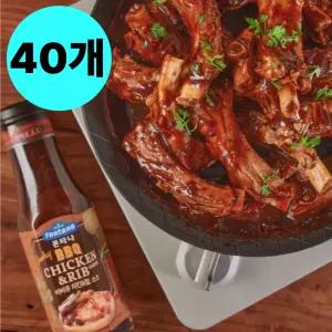 폰타나 스모키 비비큐 치킨 립 바베큐 소스 285g X 40 BNS