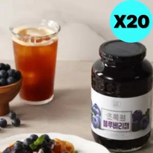 초록원 블루베리 잼 대용량 1kg X 20개 업소용 카페용 BNS
