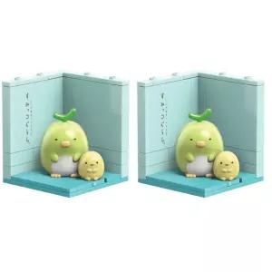 오로라월드 펭귄 스미코구라시 블록 완구 피규어 X2개 BNS