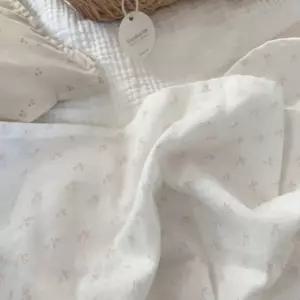 제이앤제나 아기 이불 이중 블랭킷 속싸개 체리 핑크 BNS