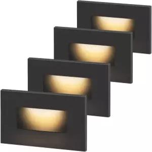 카디비전 120V 디밍 가능 LED 스텝 라이트 3000K/4000K/5000K 선택 3.5W 175lm 실내 실외 계단 조명